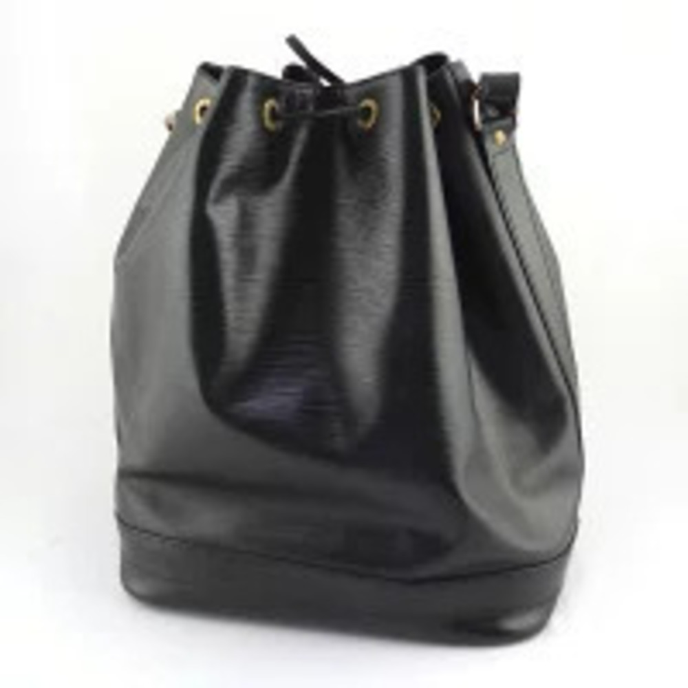 Louis Vuitton Bag Black Leather Noe Epi Shoulder Noir Black